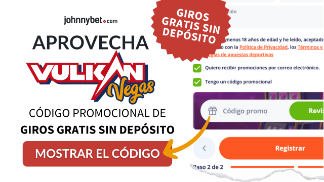 código promocional vulkan vegas 2026
