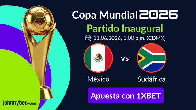 mexico sudafrica apuestas mundial