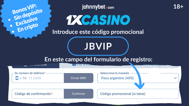 código promocional 1xCasino 2026