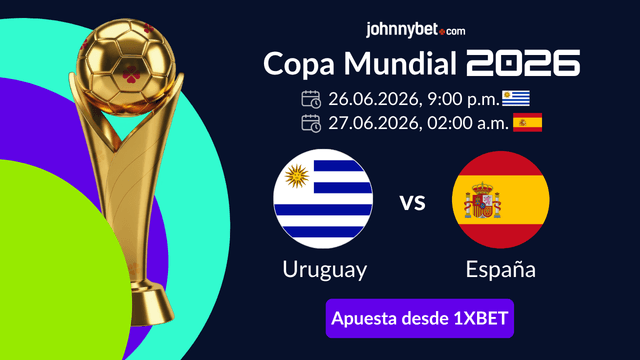 pronostico uruguay vs españa 2026 cuotas 