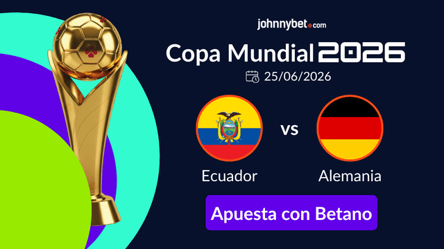 pronóstico ecuador vs alemania cuotas