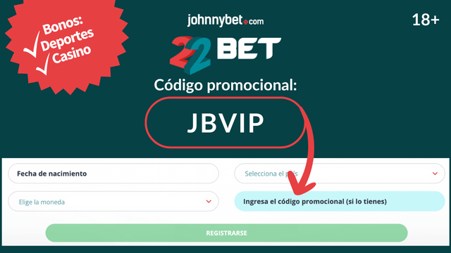 código promocional 22bet 2026