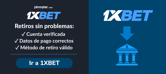 retiradas en 1XBET MX