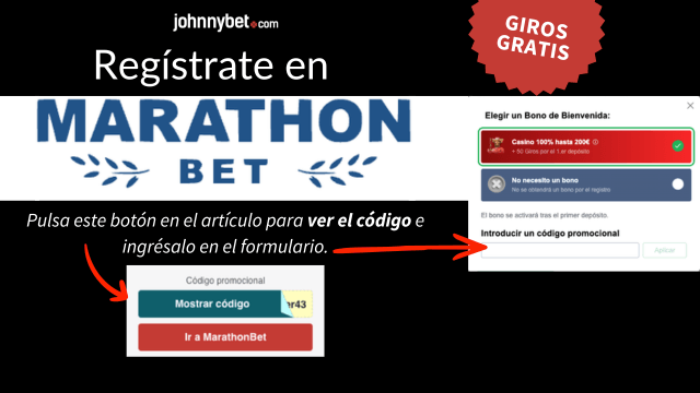 código promocional Marathonbet 2026