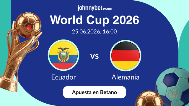 pronóstico ecuador vs alemania cuotas