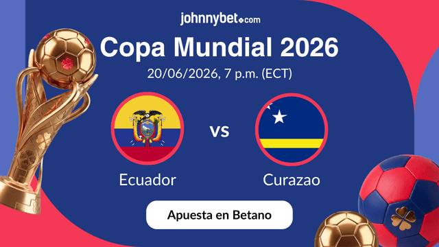 Ecuador vs Curazao apuestas
