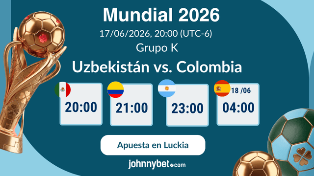 horarios y favorito quien gana uzbekistan vs colombia copa del mundo 