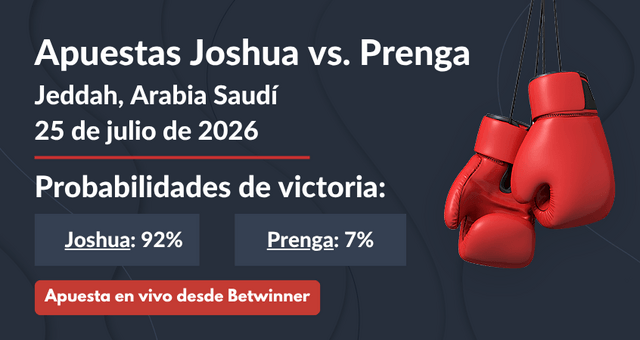 apostar en vivo joshua prenga boxeo peso pesado el regreso