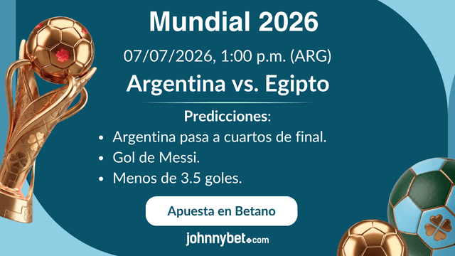 predicciones quién gana argentina vs egipto mundial 2026