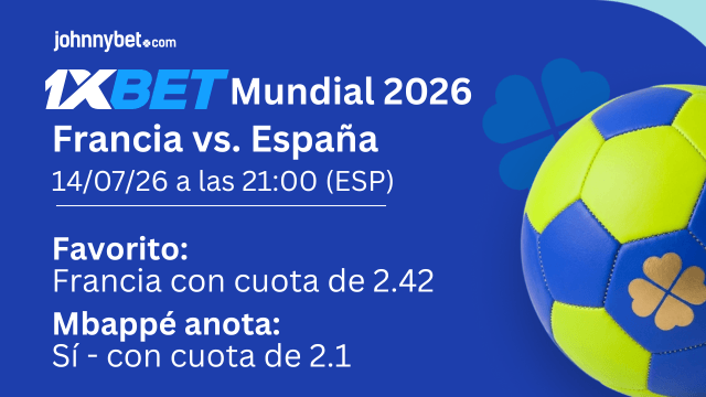 mercados apuestas disponibles para francia vs españa quién gana semifinal mundial 2026