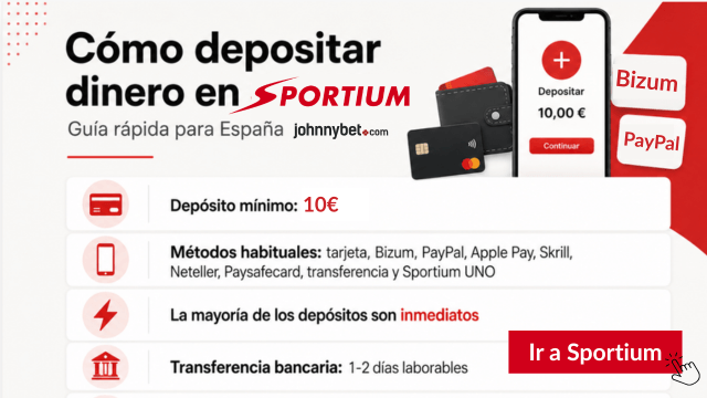 depósitos Sportium
