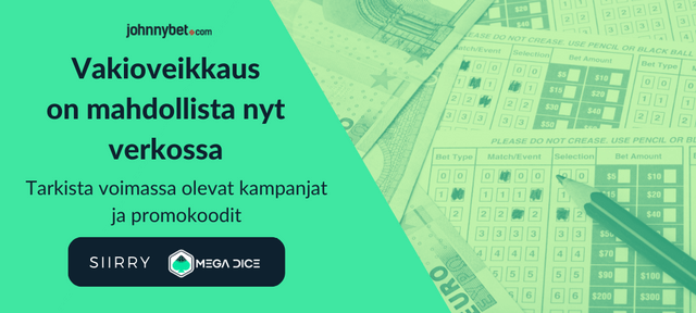 vakiovedonlyönti bonus 