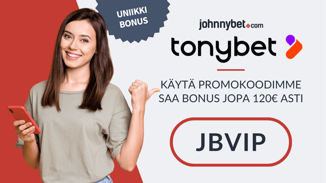 tonybet VIP bonuskoodi