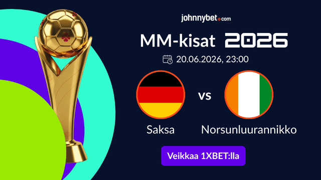 saksa norsunluurannikko vedonlyöntitarjous