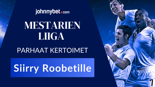 mestarien liiga kertoimet