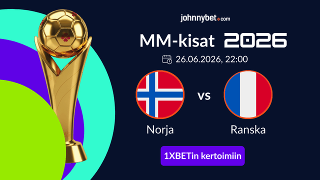 norja ranska vedonlyöntitarjous