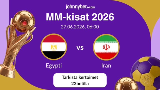 egypti iran vedonlyöntitarjous