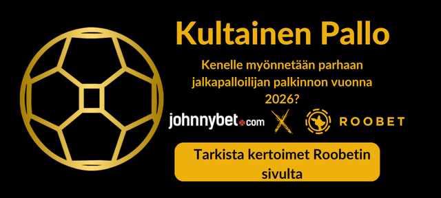 kultainen pallo vedonlyöntitarjous