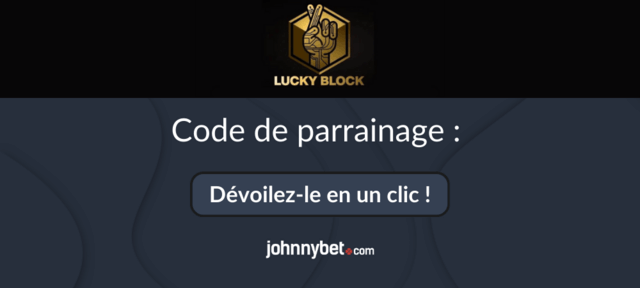 code promo enregistrement Lucky Block