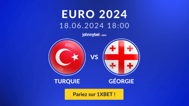 parier Turquie vs Géorgie
