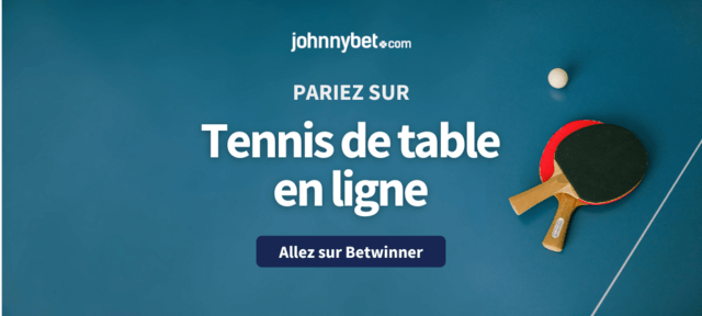 paris sportifs tennis de table online