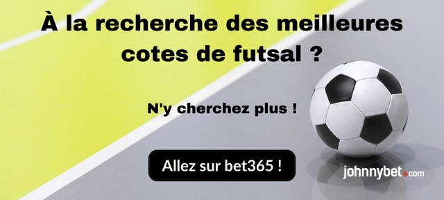 cotes profitables sur futsal