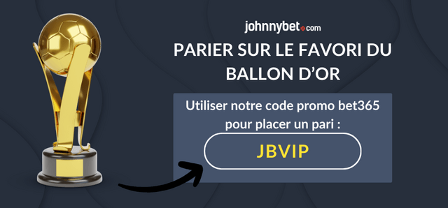 pari bookmaker ballon d'or