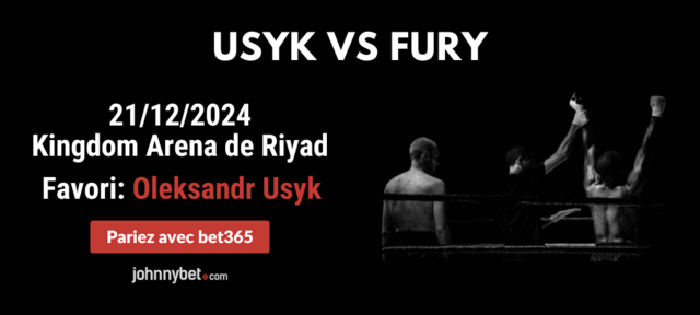 Fury Usyk paris sportifs en ligne