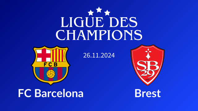 suivre Barcelona vs Brest