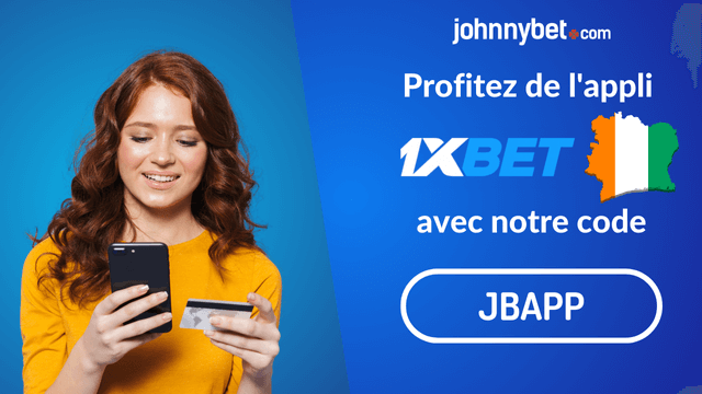 inscription sur apk 1XBET Côte d'Ivoire avec code promo