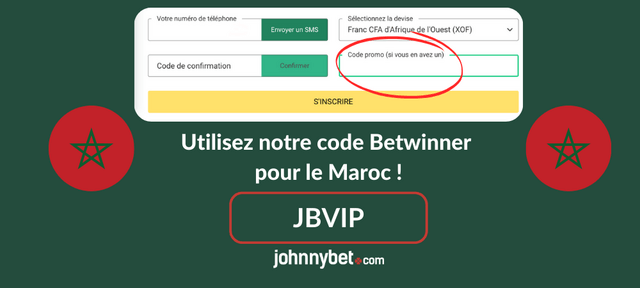 Betwinner Maroc code bonus promotionnel