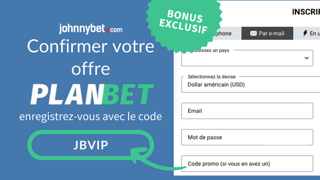 enregistrement sur planbet