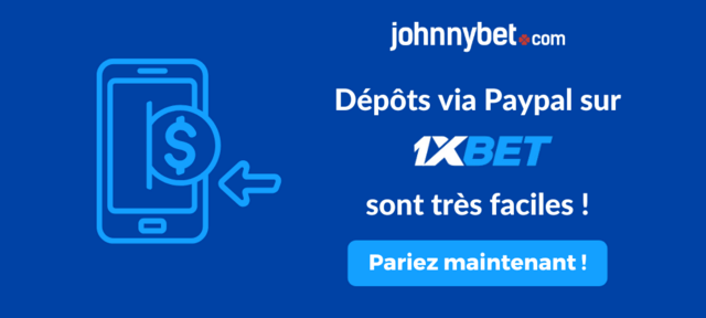 déposer via PayPal chez un bookmaker