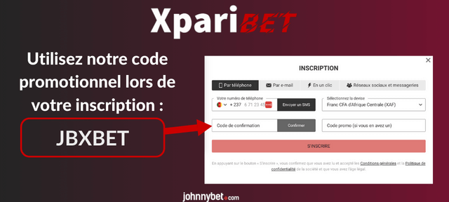 XpariBet bonus exclusif pour casino