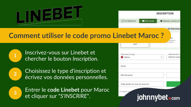 inscription promo linebet maroc