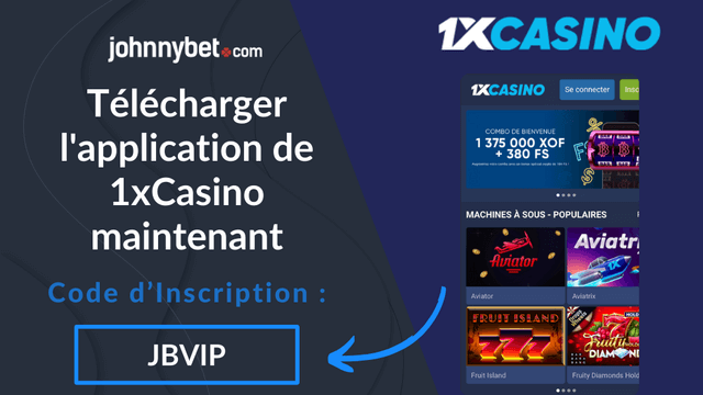 1xCasino appli de portable