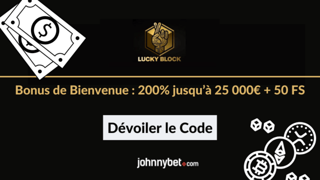 code de parrainage lucky block 2025