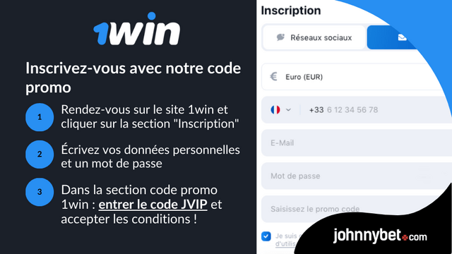 inscription code promo 1win