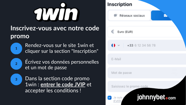 inscription code promo 1win