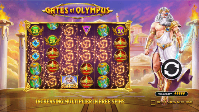 jouer Gates of Olymus avec bonus