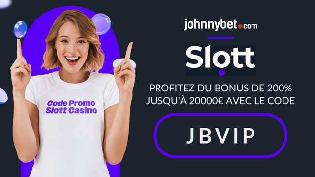 inscription code promo Slott