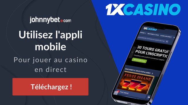 1xCasino jeux d'argent en ligne en direct