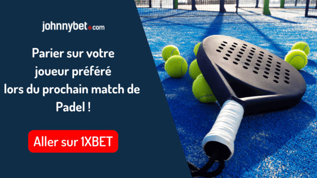 bookmaker cote padel