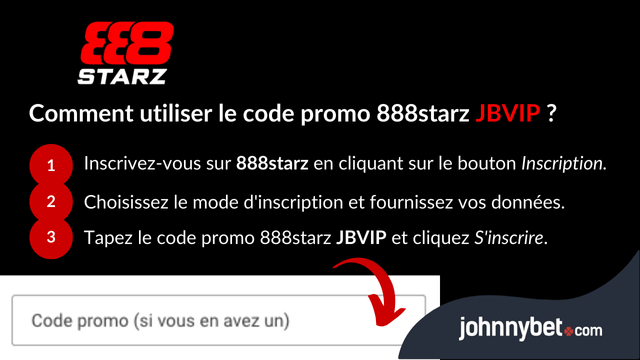 inscription code promo 888starz