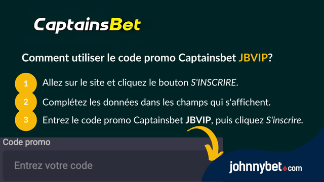 captainsbet inscription code promo