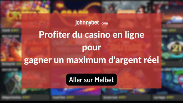De nombreux jeux de casino sur Melbet