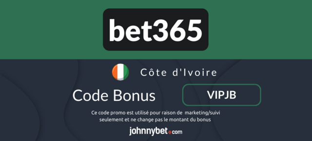inscription promotion bet365 CI