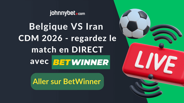 Belgique vs Iran paris sportifs