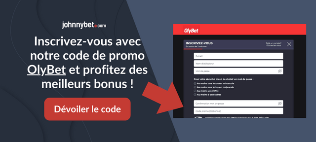 Olybet code promo