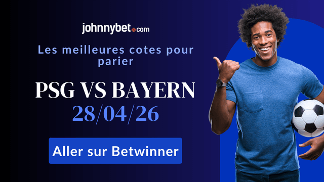 bookmaker parier psg vs bayern 